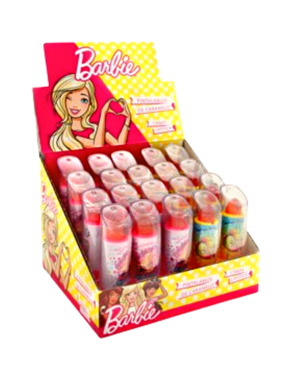 BARBIE Sucettes ‘Rouge à Levres’ Display