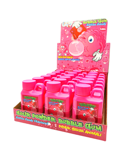 Sour Powder Bubble-Gum Cotton Candy Rose 50g