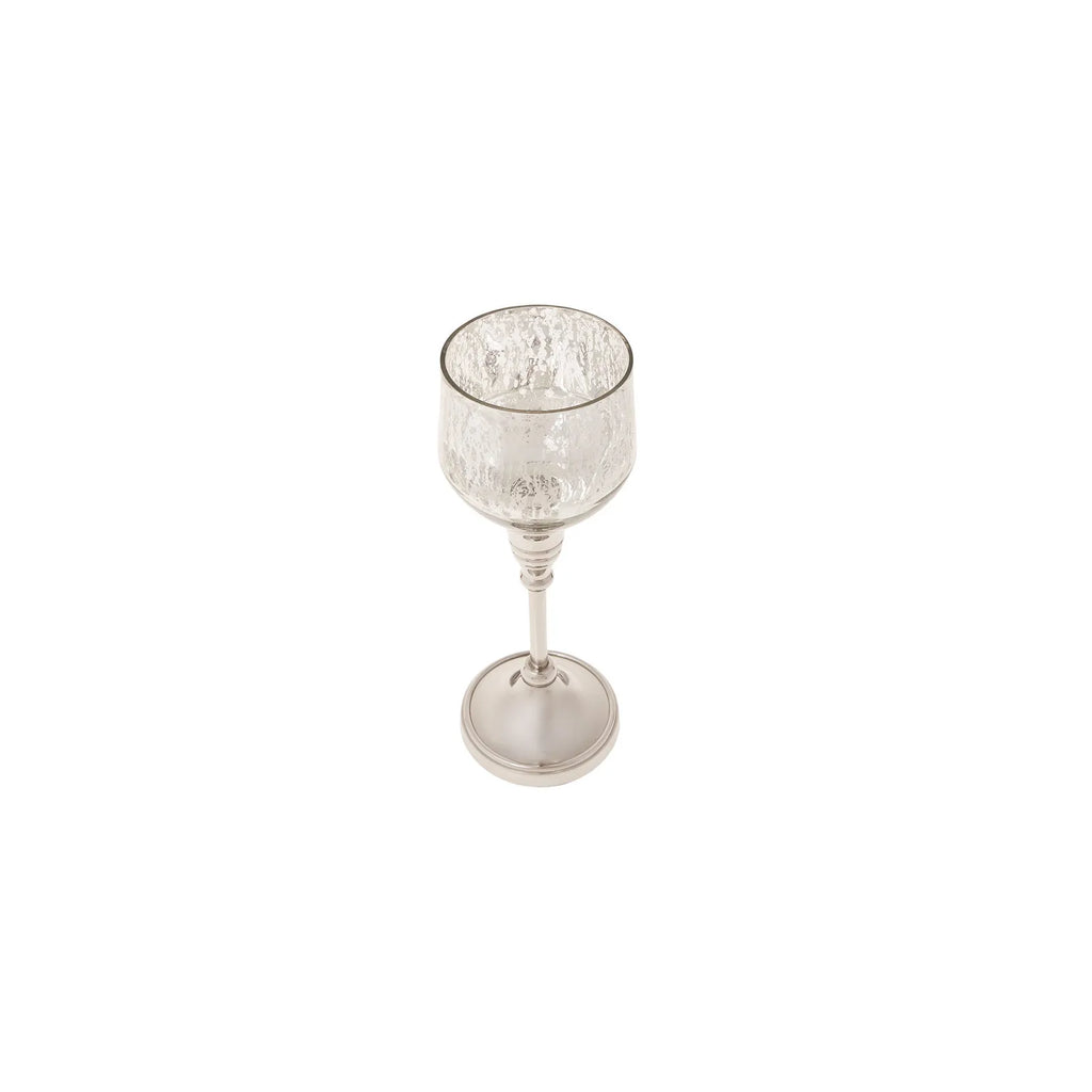 LUCCA  ŞAMDAN TEALIGHT MUMLUK  2, SILVER