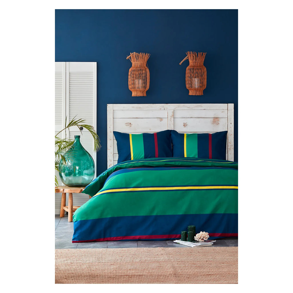 Parure de couette Nautica Heritage pour lit simple, 135x200 cm, 80x80 cm