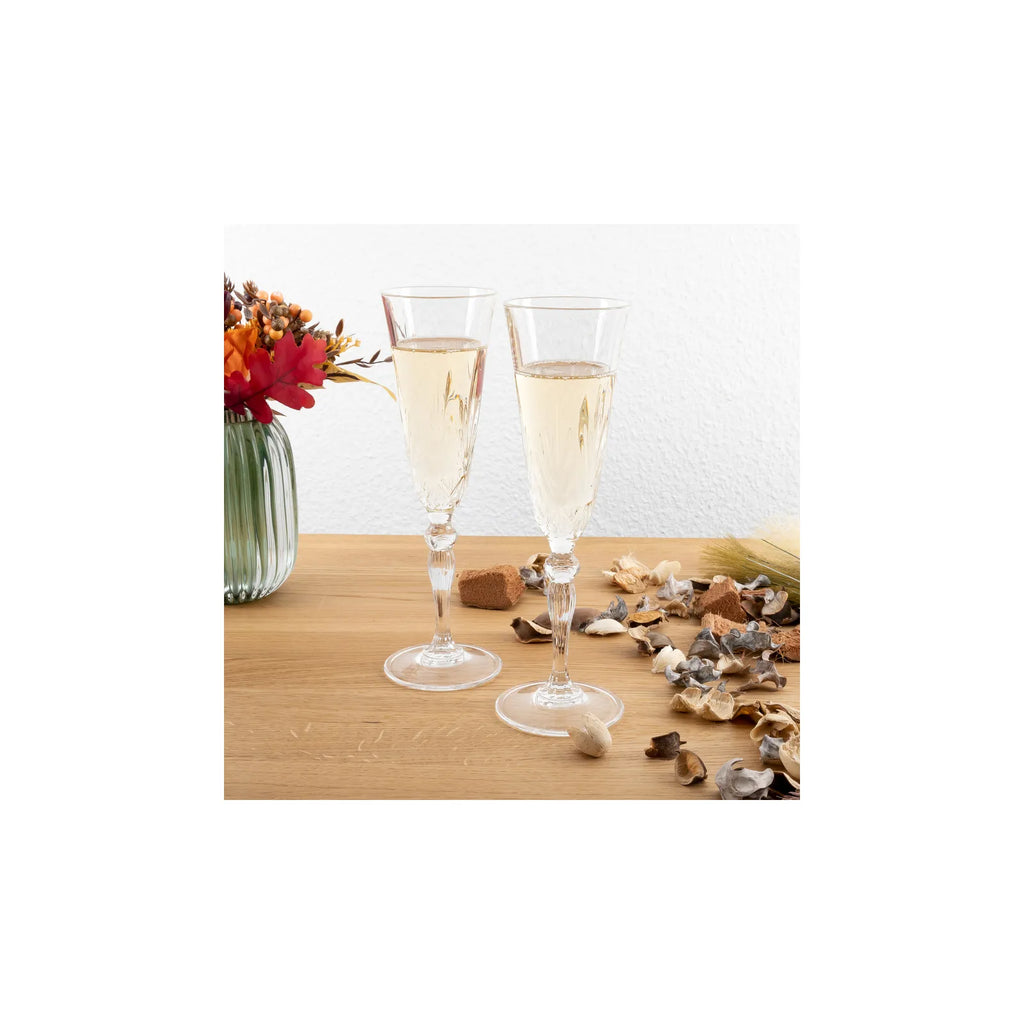 Verre à champagne Rcr Melodia 6 pièces, 160 ml