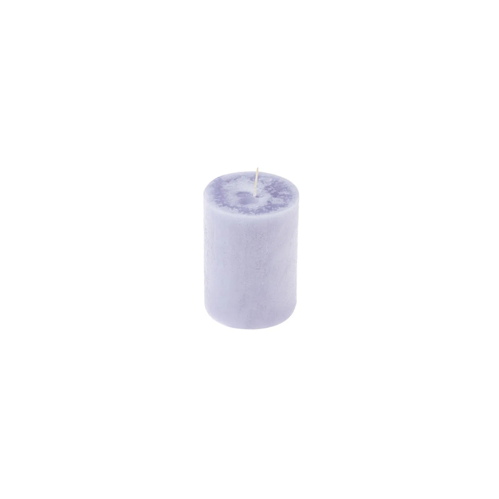 Bougie cylindrique Karaca, 6,5 x 10 cm, gris