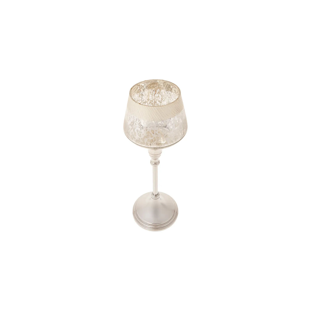 LUCCA  ŞAMDAN TEALIGHT MUMLUK AN, SILVER