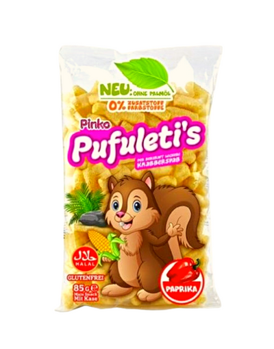Snack au Maïs Pinko goût Paprika 85g