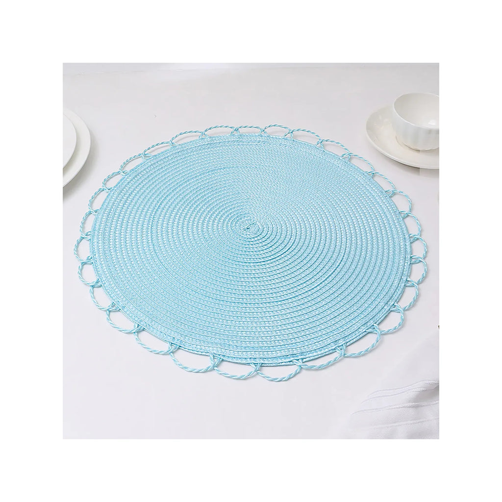 Napperon Karaca Sera Woven 2 pièces, bleu