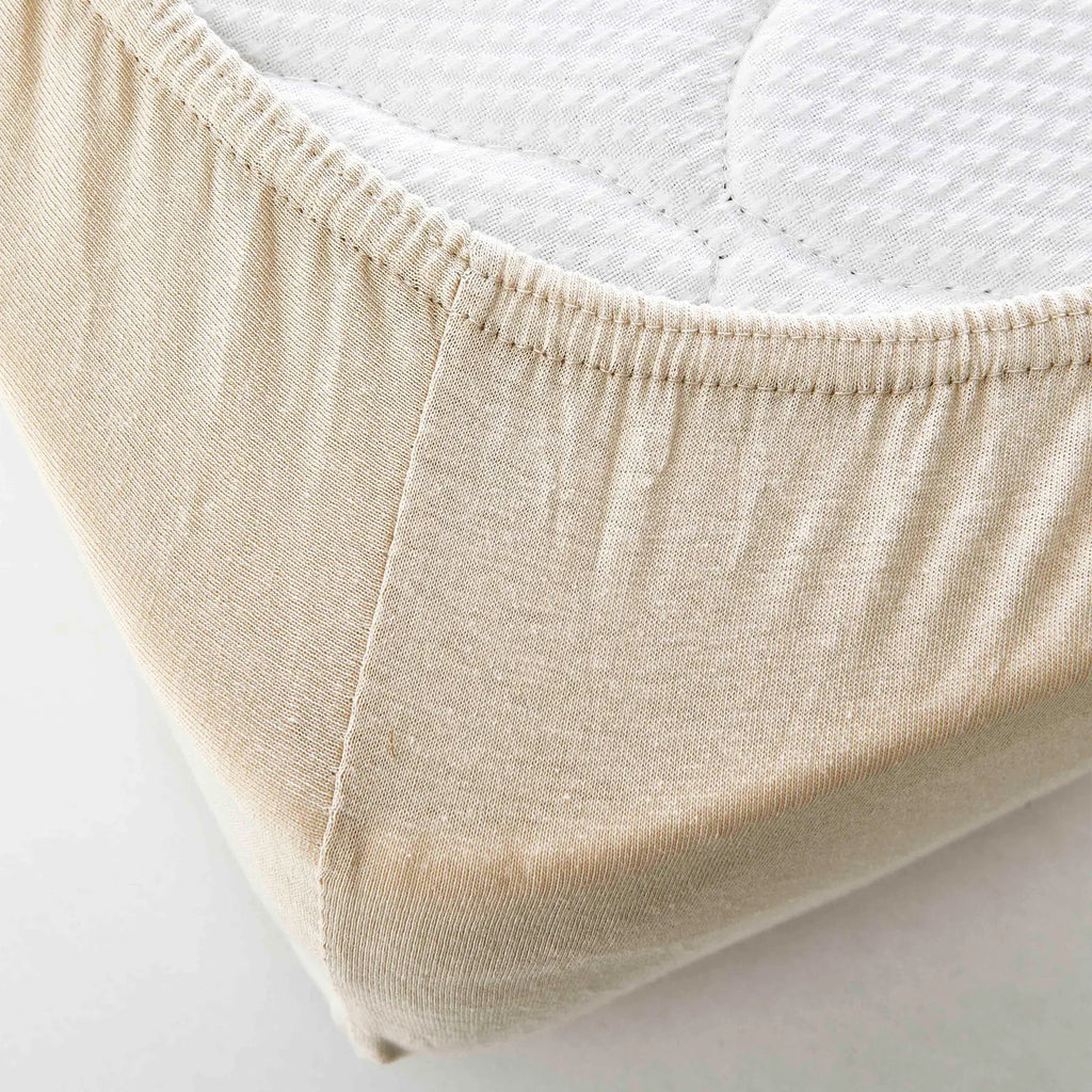 KH JERSEY FITTED SHEET BEIGE DEU (120x20