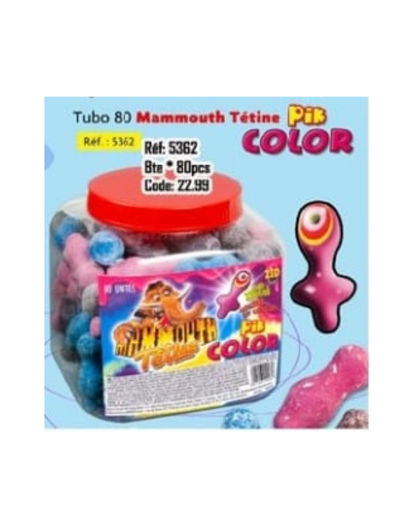 ZED Mammouth Tétine Pik Color