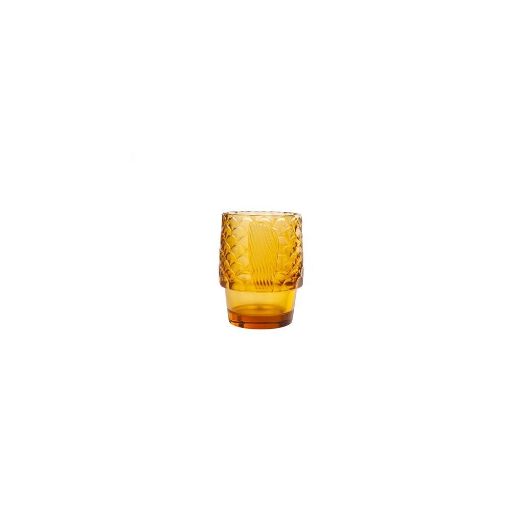 KARACA FISH 4 VERRES BOISSON, AMBRE