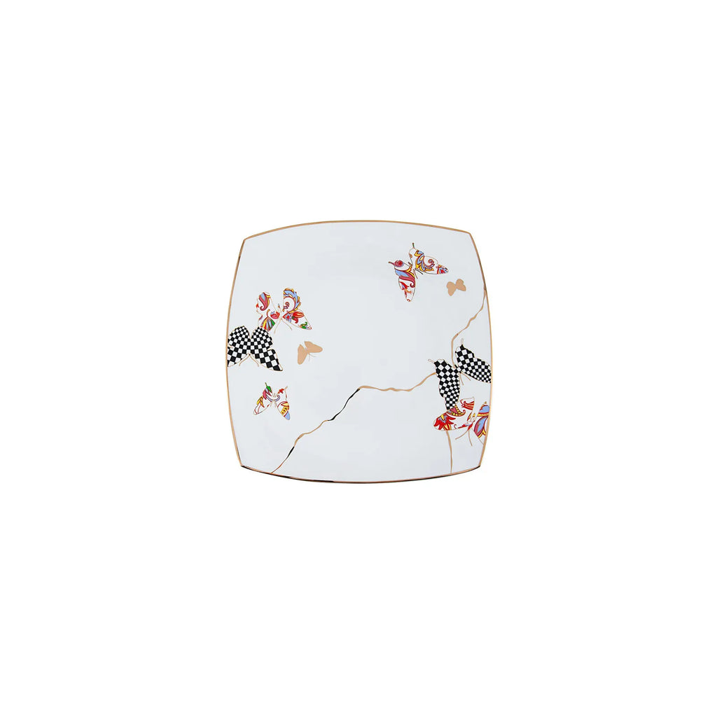 Service Petit Déjeuner Karaca Fine Pearl Unique, 26 pièces carrées/rectangulaires