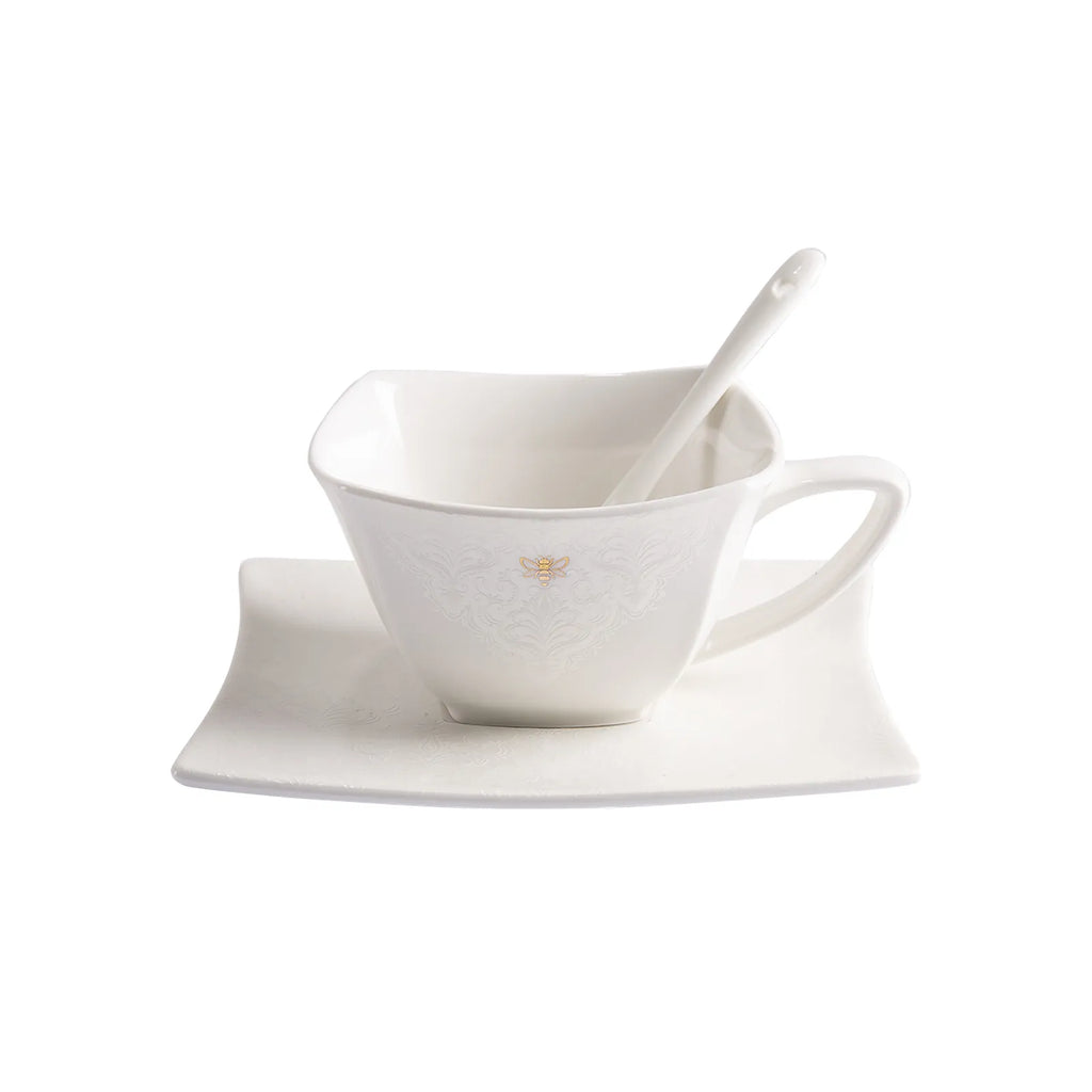 Service Petit Déjeuner Karaca Royal Bee, 32 pièces carrées/rectangulaires