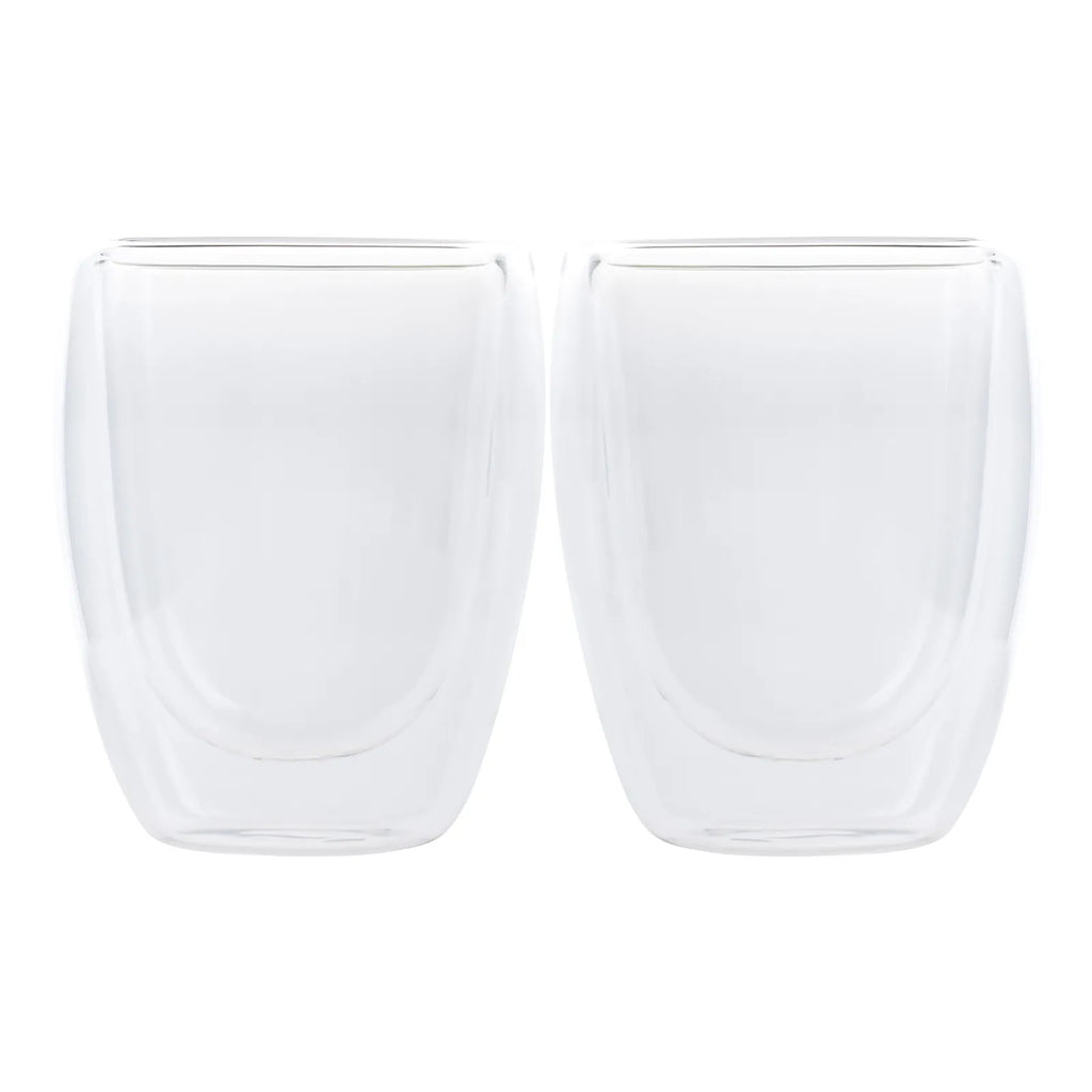 Tasses Karaca à double paroi en verre borosilicate, 2 pièces, 300 ml