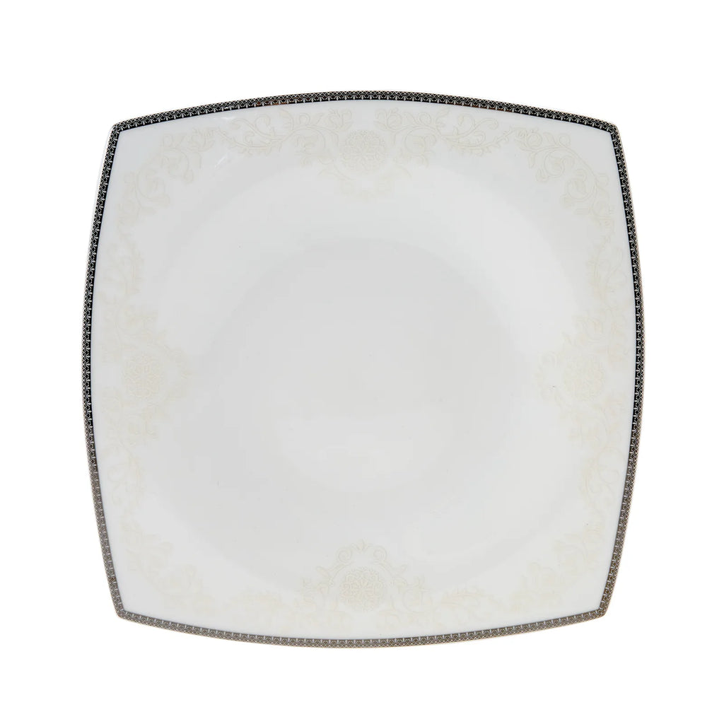 Service de table Karaca Fine Pearl Neklus pour 12 personnes, 62 pièces carrées/rectangulaires