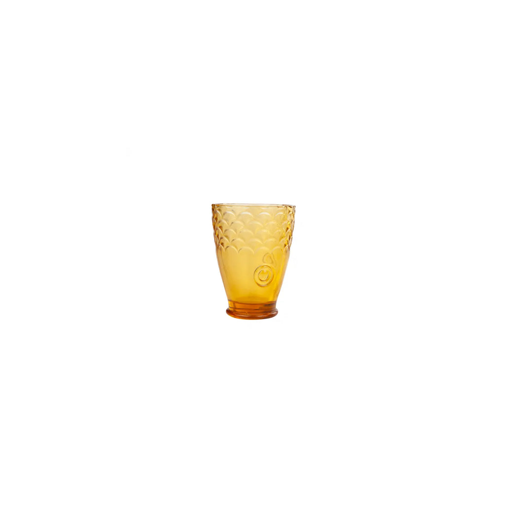 KARACA FISH 4 VERRES BOISSON, AMBRE