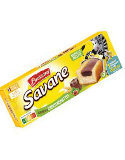 BROSSARD Cake Savane Roulé Fourrage Choco-Noisettes