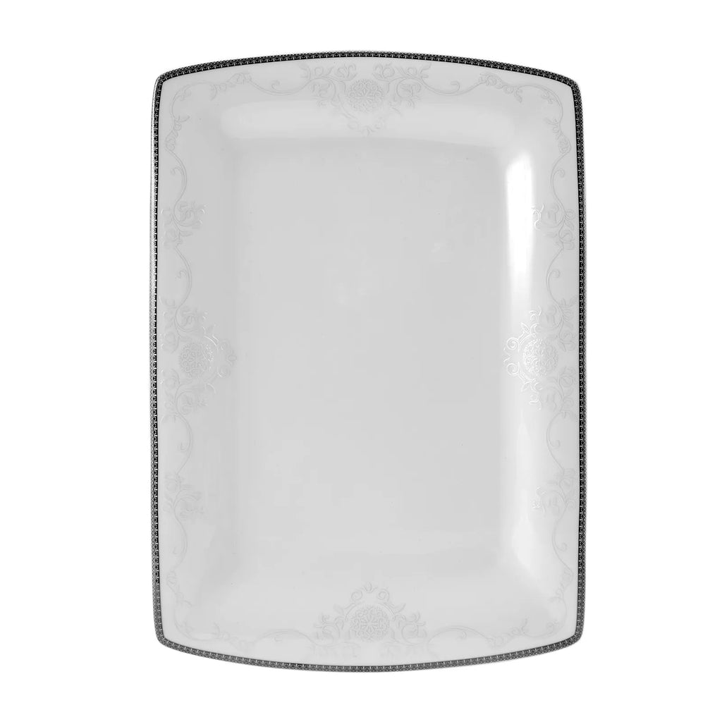 Service de table Karaca Fine Pearl Neklus pour 12 personnes, 62 pièces carrées/rectangulaires