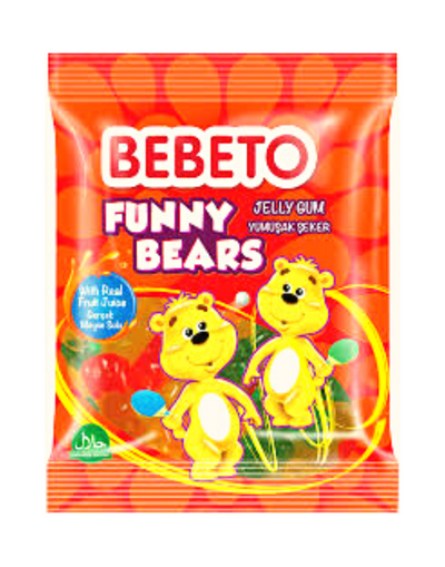 Bebeto Oursons Funny Bears Bonbon gélifié Halal