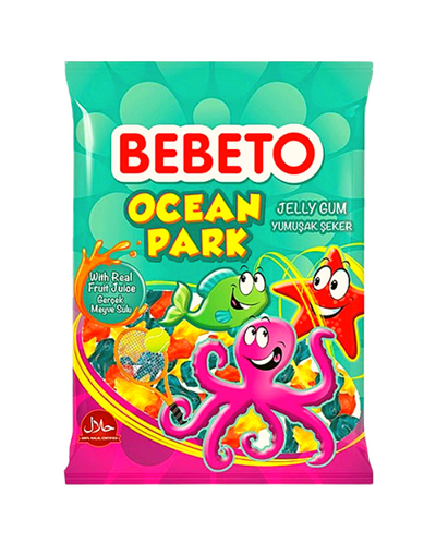 Bebeto Ocean Park Bonbon Gélifié Halal 80g