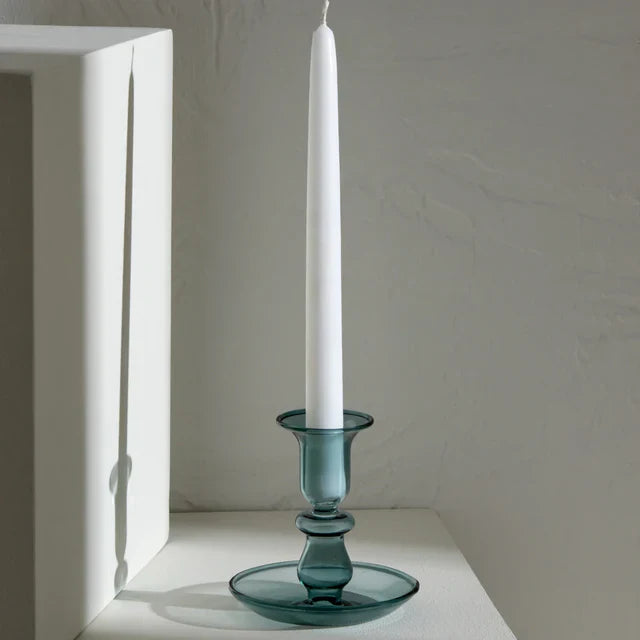 Karaca Home Porte-Bougie en Verre Alyce Vert 10x10 cm