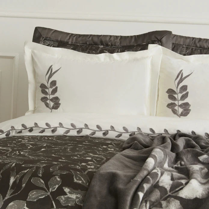 Karaca Home Gardenia Set de Mariage 8 Pièces Anthracite