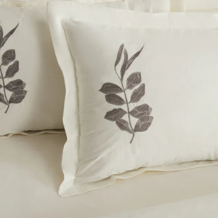 Karaca Home Gardenia Set de Mariage 8 Pièces Anthracite