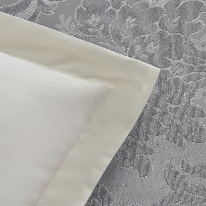 Karaca Home Tuğba 8 Pièces Ensemble de Linge de Lit Private Silver