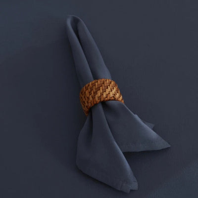 Lot de 2 Serviettes en Tissu Antitache Karaca Home Belle Indigo