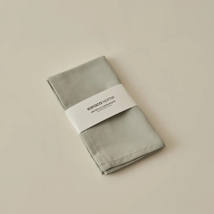 Lot de 2 Serviettes en Tissu Antitache Karaca Home Belle Sauge