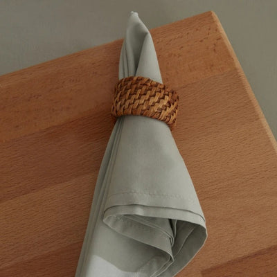 Lot de 2 Serviettes en Tissu Antitache Karaca Home Belle Sauge