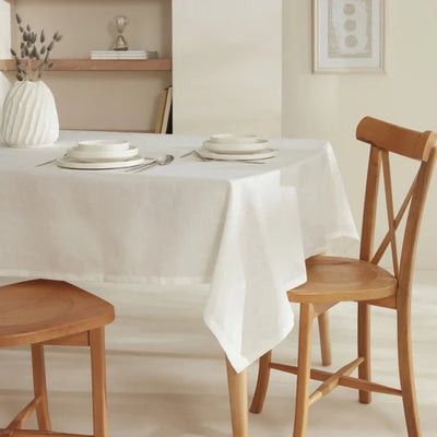 Nappe Karaca Home Pebble Blanche 140x200 cm