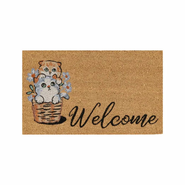 Kaşmir Halı Cat Welcome Coco Paillasson 40x60 cm