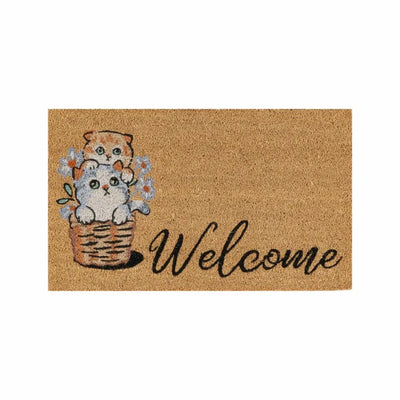 Kaşmir Halı Cat Welcome Coco Paillasson 40x60 cm