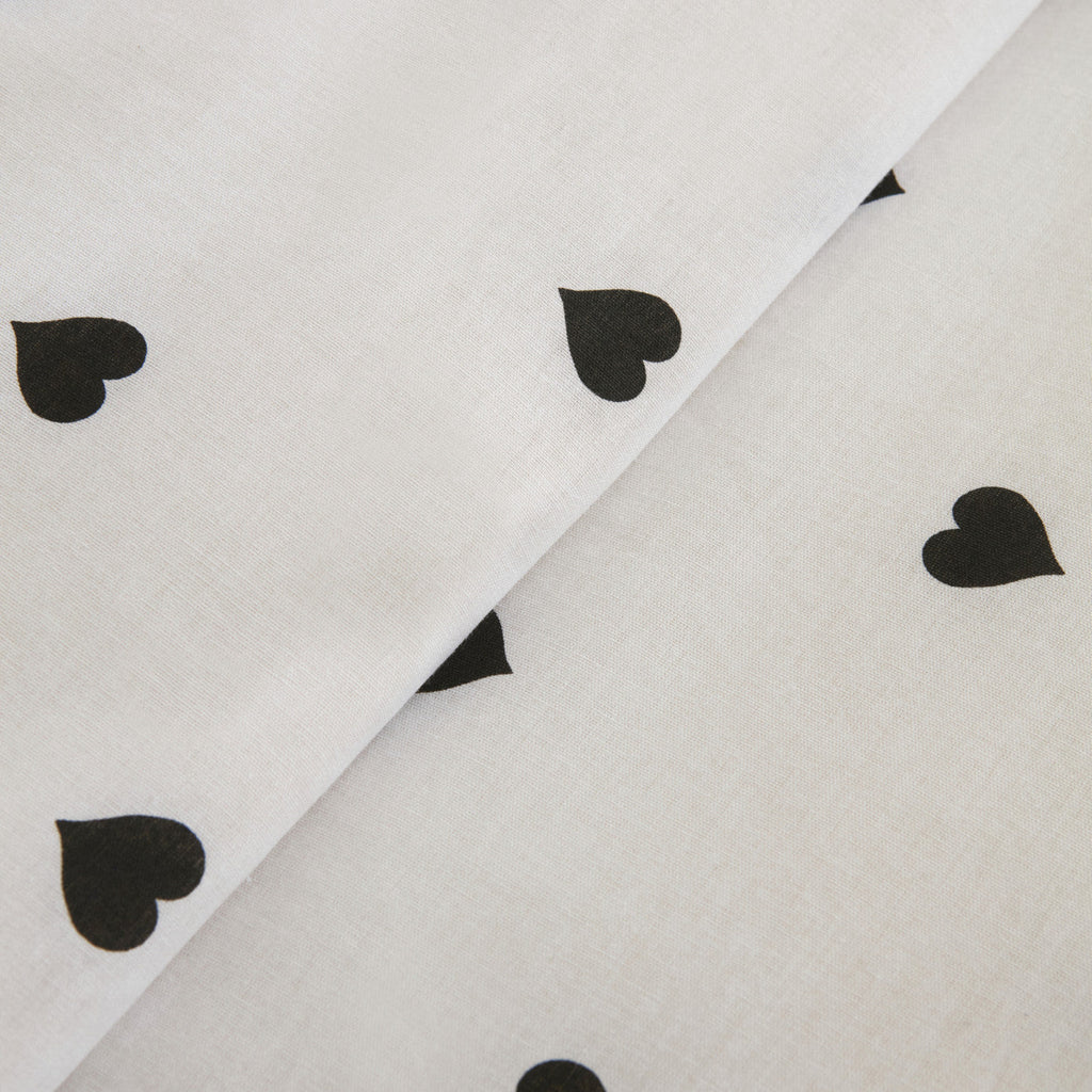 Sarah Anderson Amour, Ensemble de Housse de Couette, Double, Noir