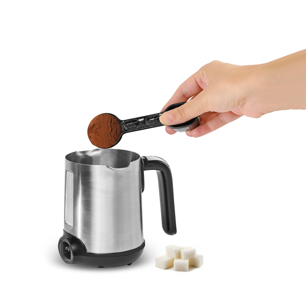 Karaca Hatır Neo Inox Machine à Café Turc avec Cezve en Acier Inoxydable