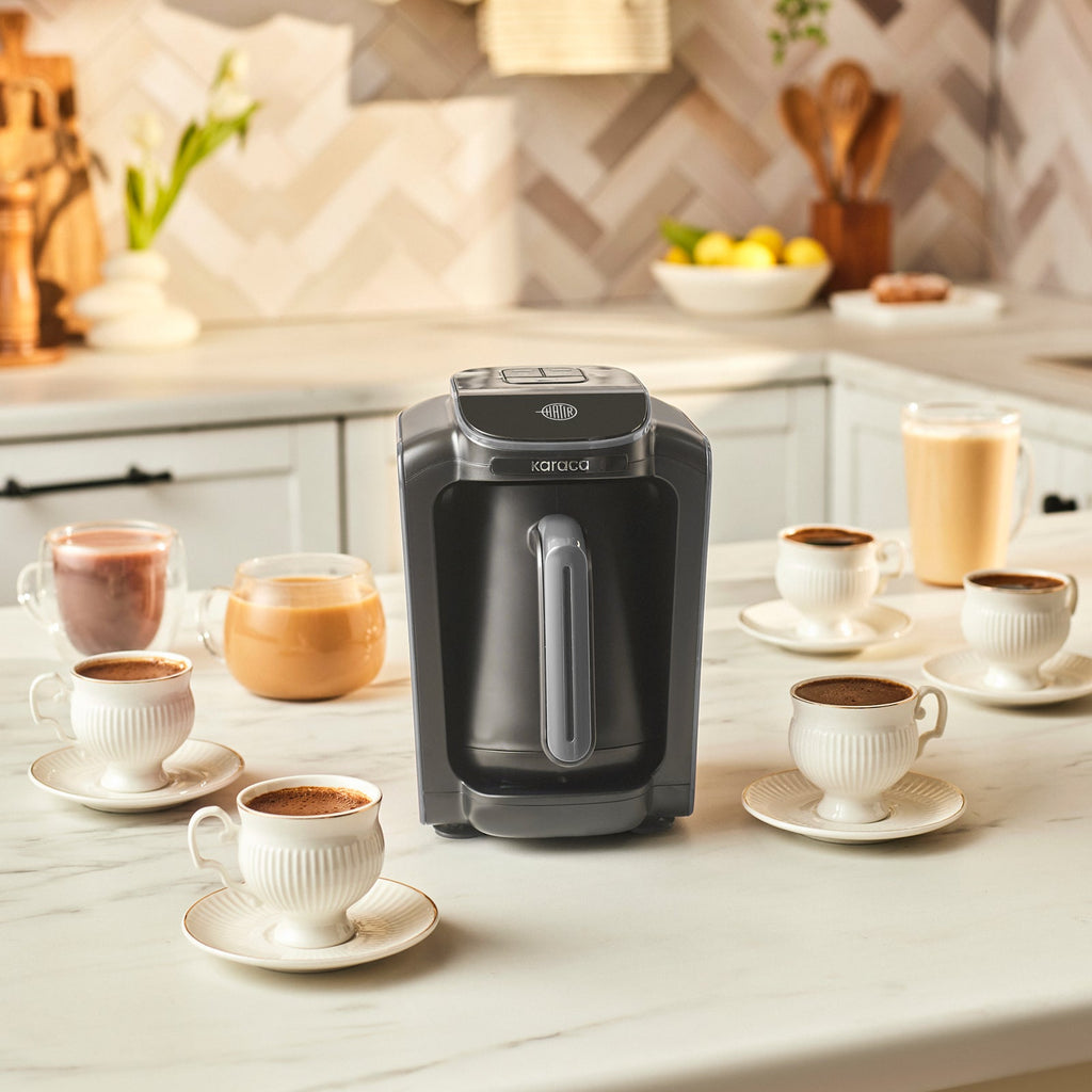 Machine à café turc Karaca Hatır Neo avec lait – Space Grey