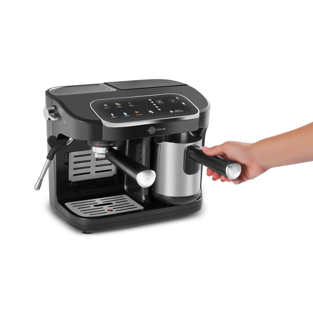 Karaca Hatır Perfetto Machine à Espresso et Café Turc INOX
