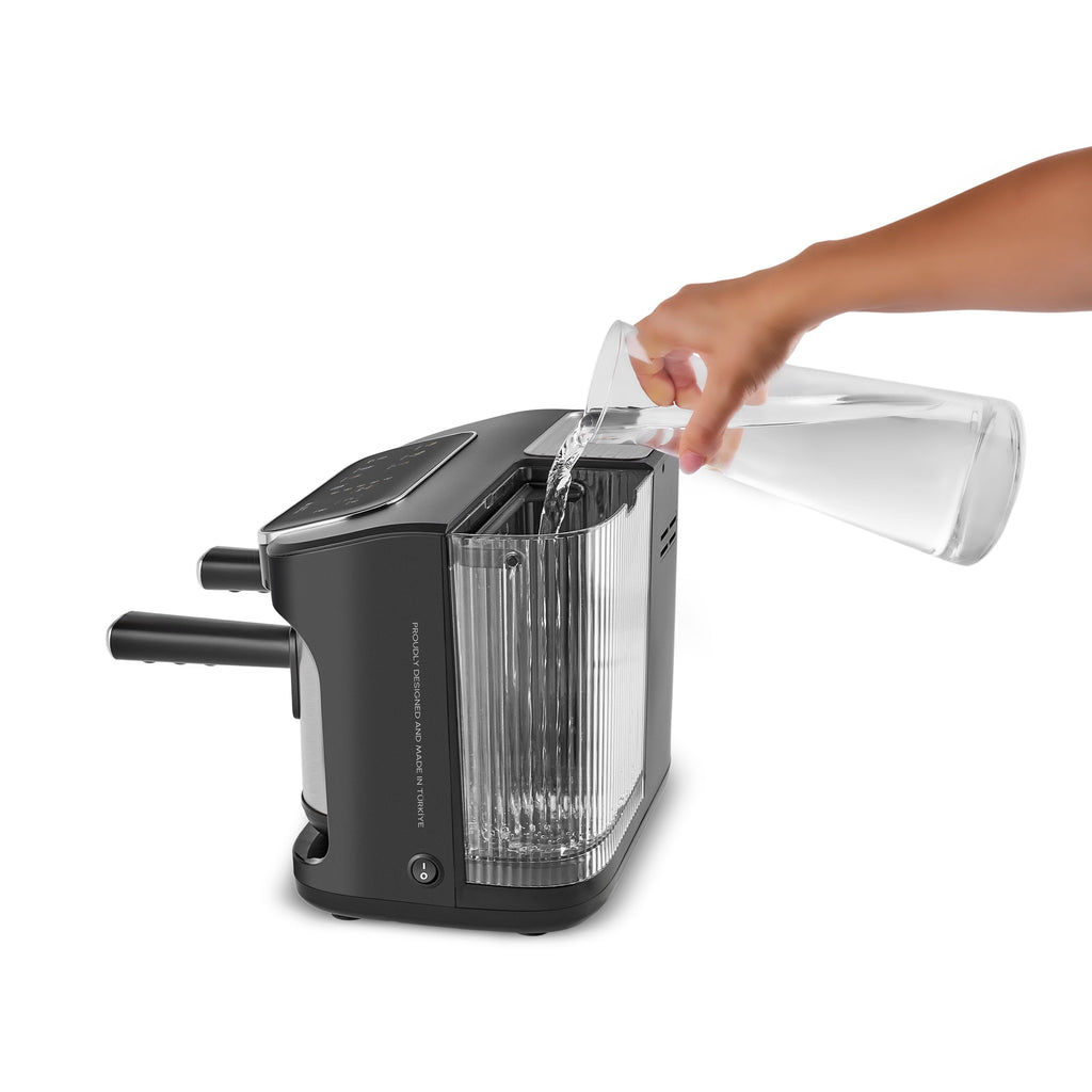 Karaca Hatır Perfetto Machine à Espresso et Café Turc INOX