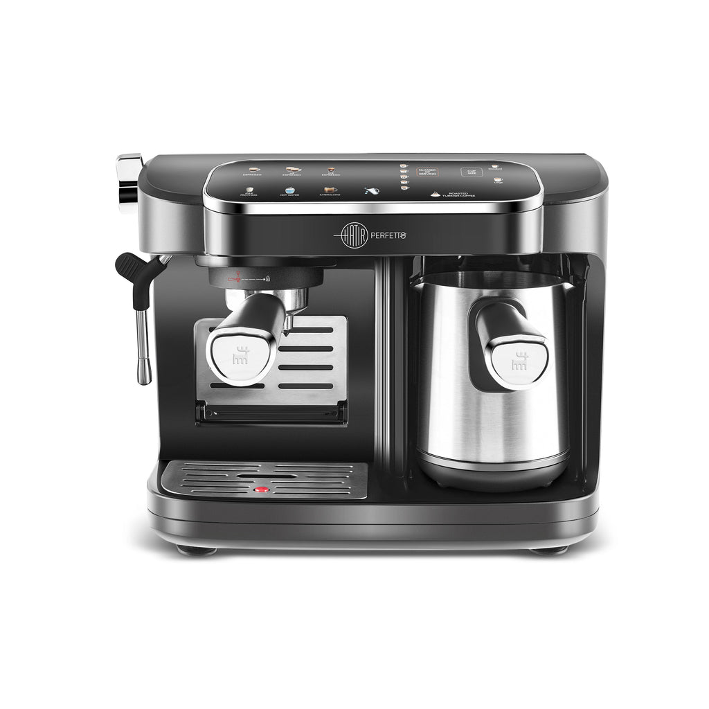 Karaca Hatır Perfetto Machine à Espresso et Café Turc INOX