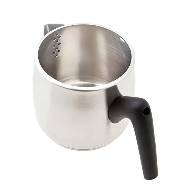 Jumbo Steel Théière en Acier avec Fond Induction, Mat