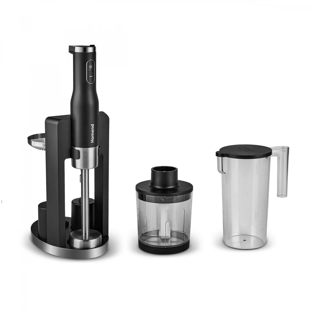 Homend Artfood 1925h Set Mixeur Plongeant Noir