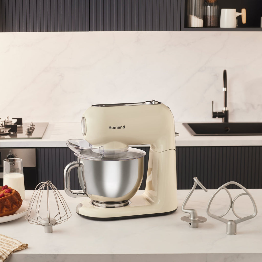 Homend Vintage Profashion 3027H, Chef de Cuisine, Crème, 1500W, 5.5L