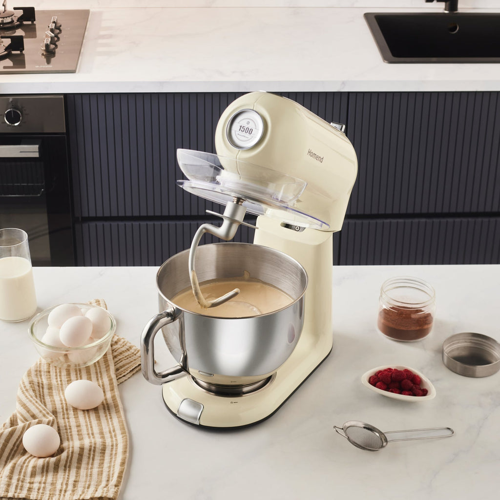 Homend Vintage Profashion 3027H, Chef de Cuisine, Crème, 1500W, 5.5L