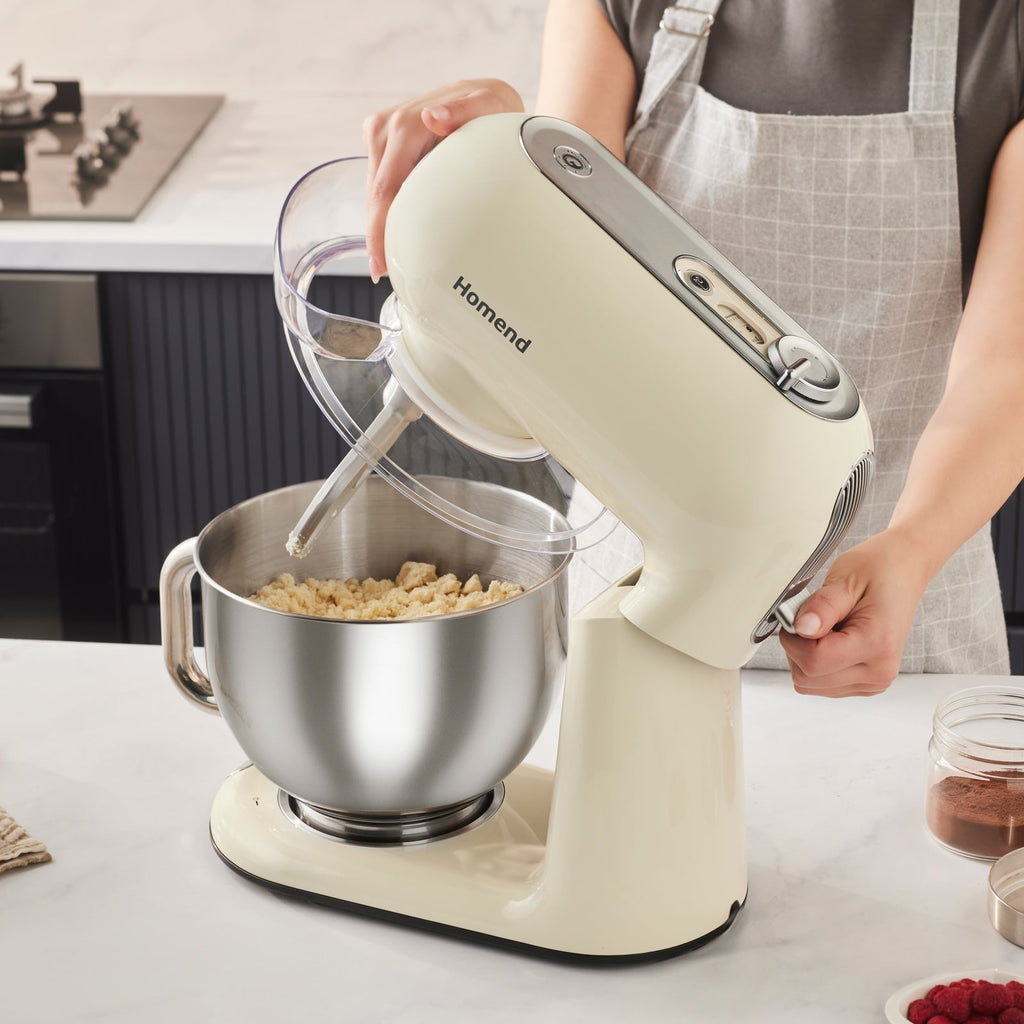 Homend Vintage Profashion 3027H, Chef de Cuisine, Crème, 1500W, 5.5L