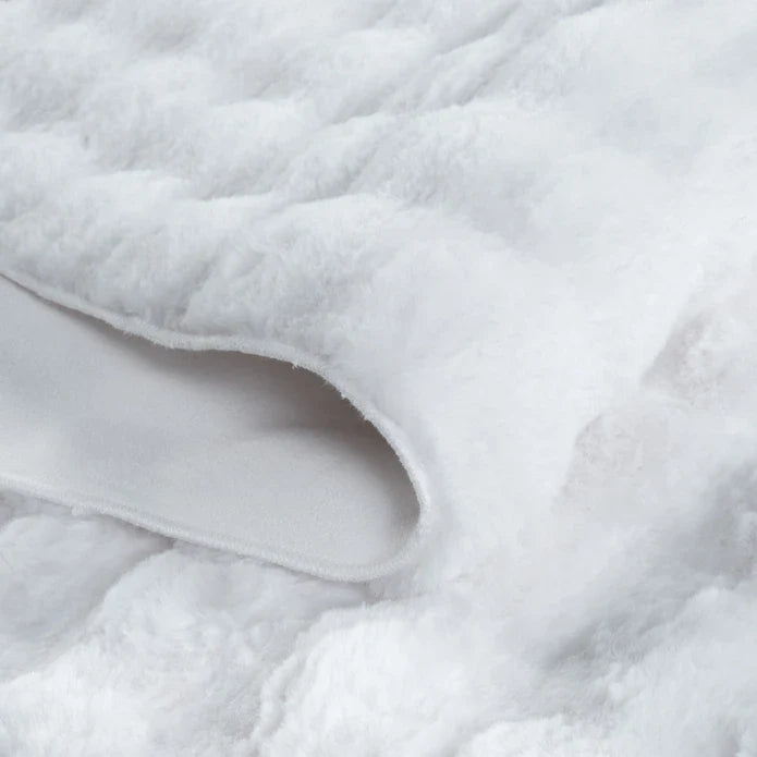 Tapis en Cachemire 7/24 Cosy Premium Bubble Blanc 100x150 cm