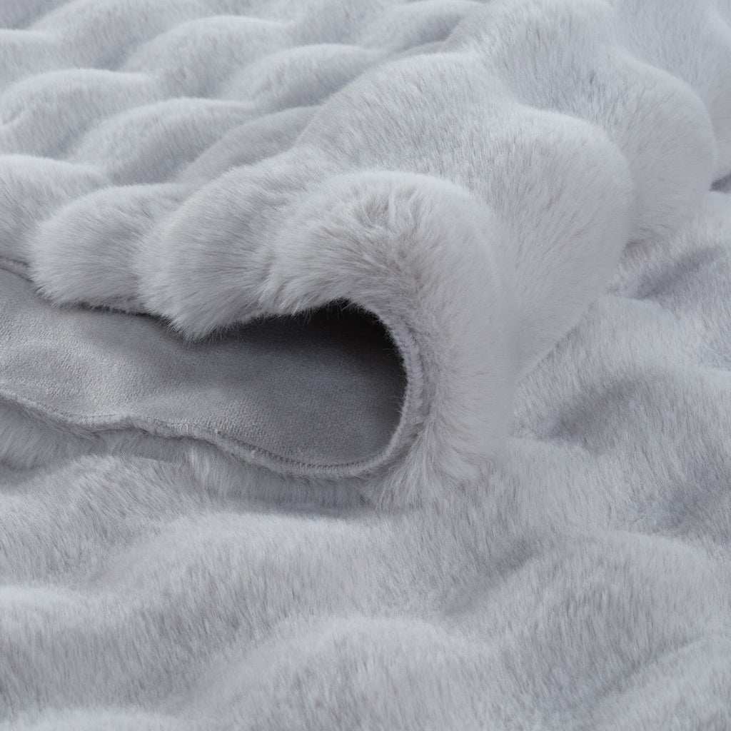 Tapis en Cachemire 7/24 Cosy Premium Bubble Gris Clair 100x150 cm