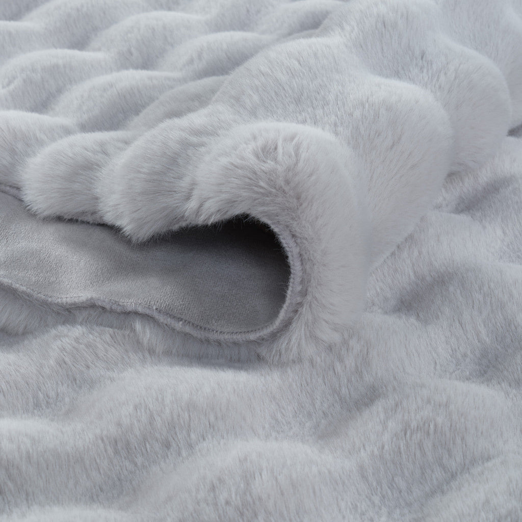 Tapis en Cachemire 7/24 Cosy Premium Bubble Gris Clair 120x180 cm