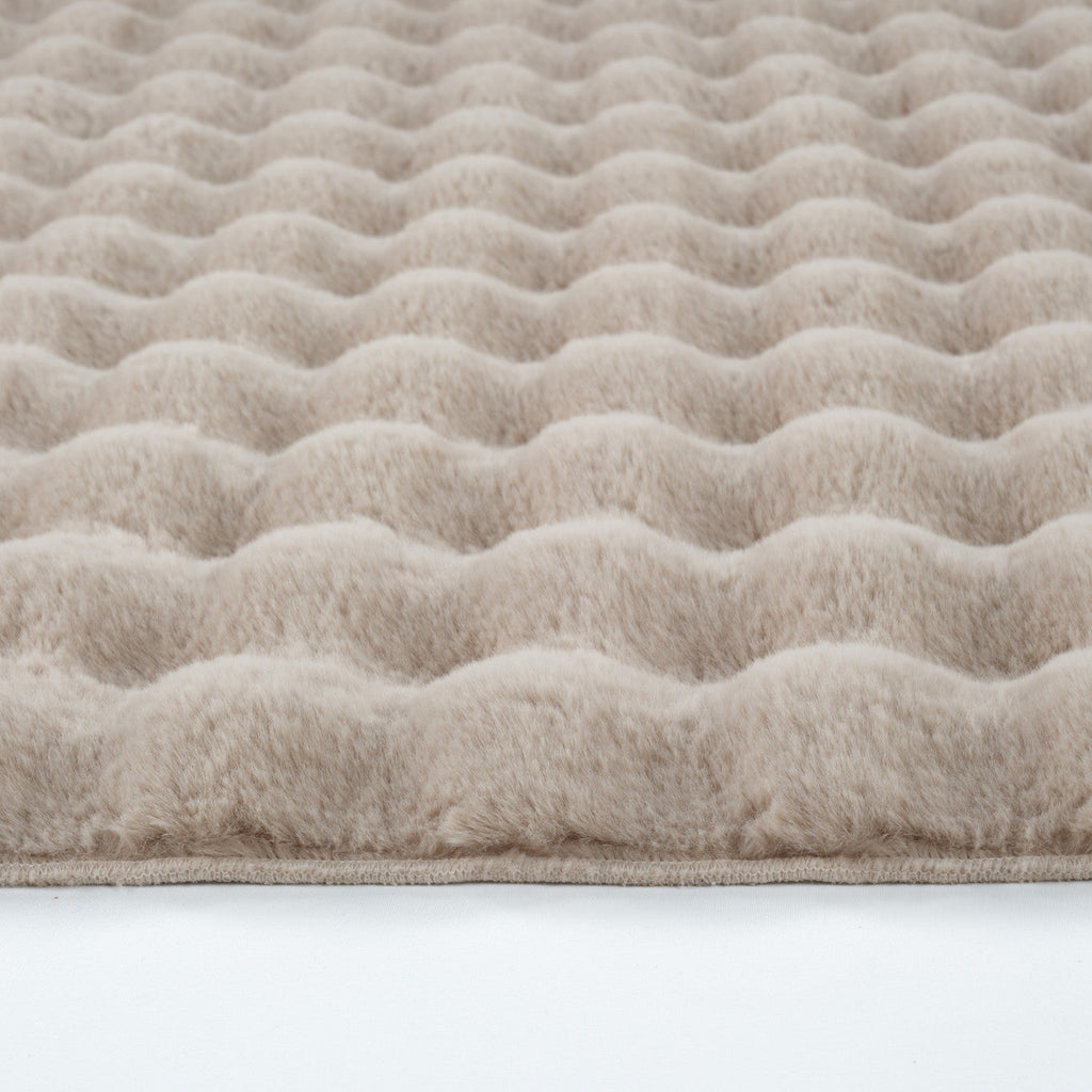 Tapis en Cachemire 7/24 Cosy Premium Bubble Beige 120x180 cm