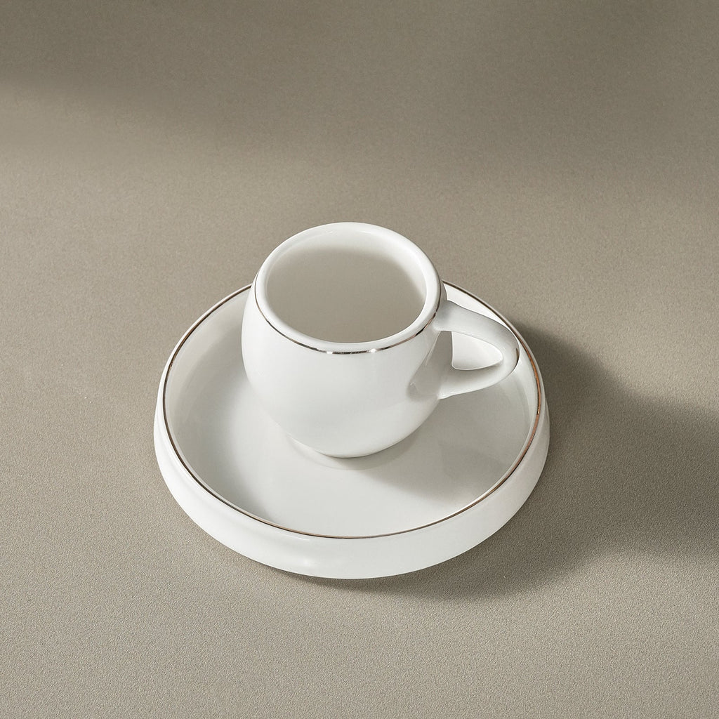 Service à Tasses à Café Karaca Streamline Sunset 6 Pièces pour 6 Personnes, 100 ml
