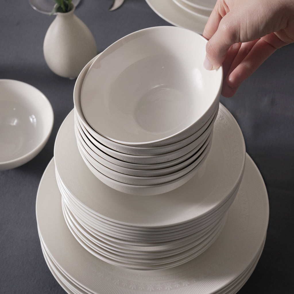 Service De Table Karaca Arte 53 Pièces Pour 12 Personnes En New Bone