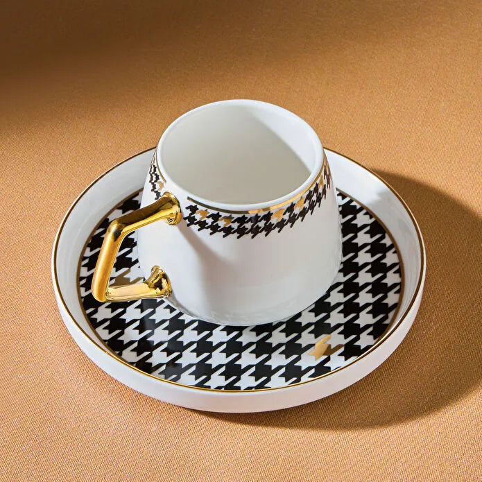 Karaca Kazayagi Ensemble De Tasses À Café Pour 2 Personnes 100 Ml