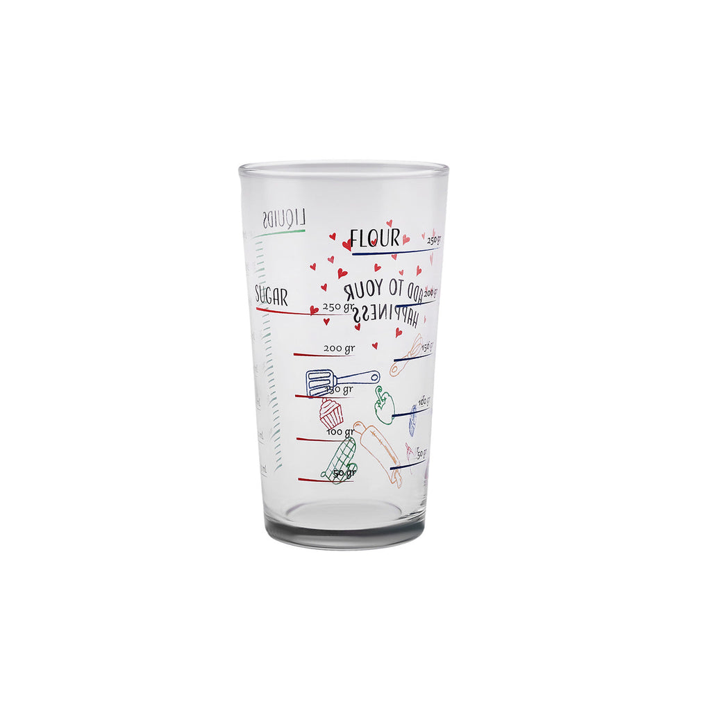 Karaca Carme Verre Doseur Rouge 550 Ml